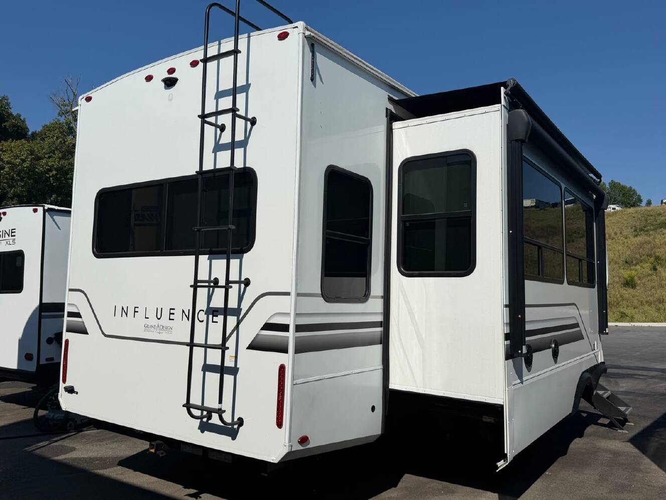 A photo of this 2024 Grand Design Influence 3503GK
