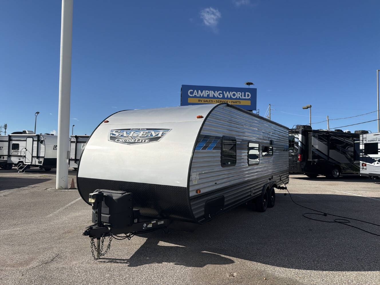 A photo of this 2021 Forest River SALEM CRUISE LITE 261BHXL
