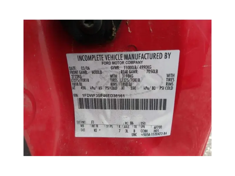 2006 FORD F350