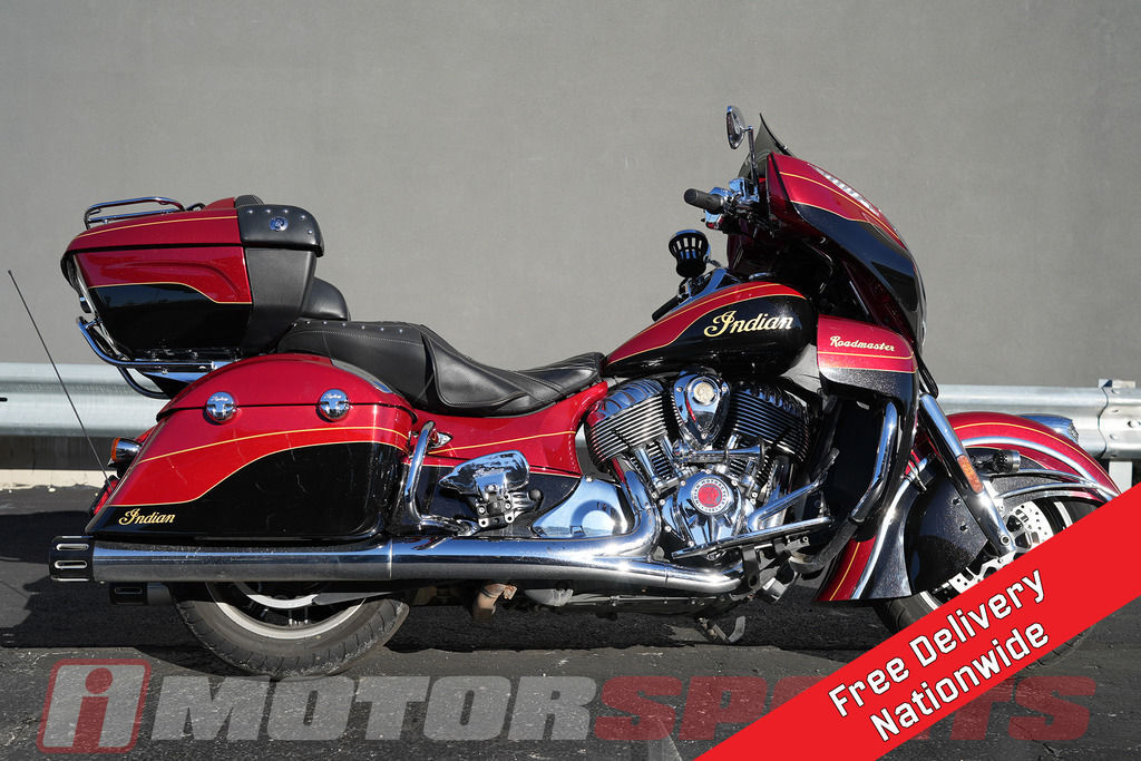 2019 Indian Motorcycle Roadmaster Elite Wildfire Red Candy/Thunder Black Cryst ELITE in Saint Petersburg, FL