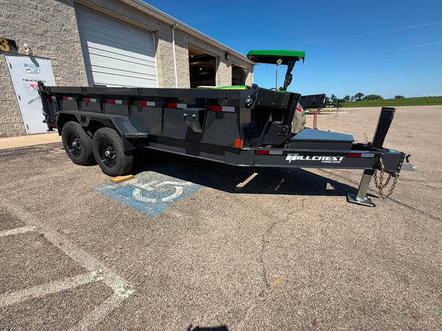 2027 HILLCREST TRAILERS 7X14 Telescopic Dump Hydro Jack 14K GVW (000706) in Frankfort, OH