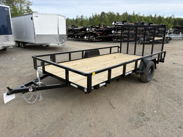 2026 SURE-TRAC 7x14 3K Tube Top Utility Trailer w/ Spare Tire Mount & in Turner, ME