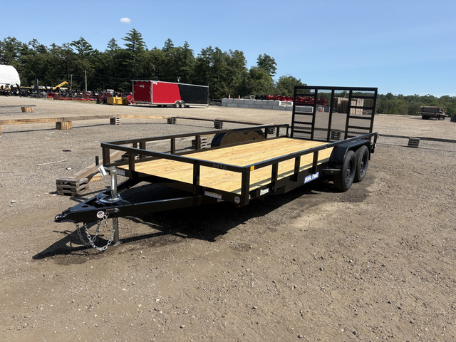 2027 SURE-TRAC 7x18 7K Powder Coated Tube Top Utility Trailer w/Spare in Turner, ME