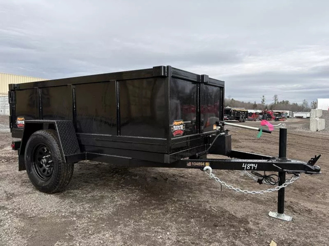 2025 COVERED WAGON 4x8 3K Manual Dump w/ 24 Sidewalls & Removable Rear Do in Turner, ME