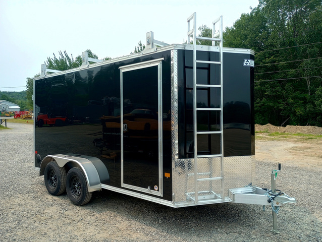2027 E-Z HAULER 7X14 7K ALUMINUM ENCLOSED CARGO W/BARN DOORS, LADDER RA in Bangor, ME