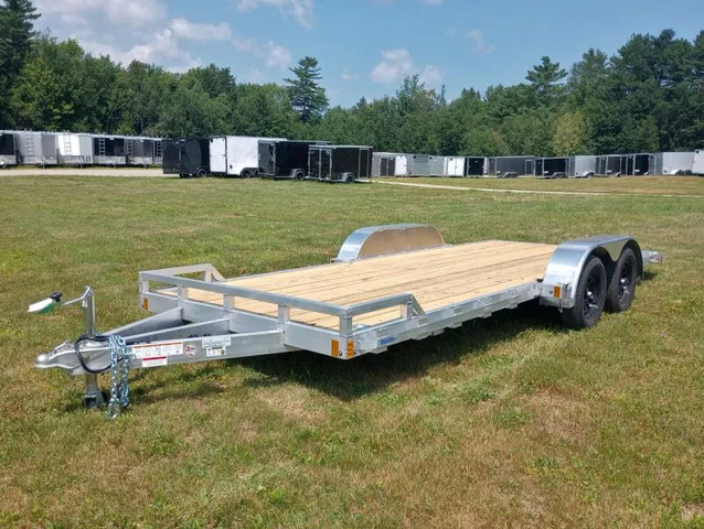 2026 MISSION 7x20 7K Aluminum Open Car Hauler w/Stowable Ramps, HD D in Manchester, ME
