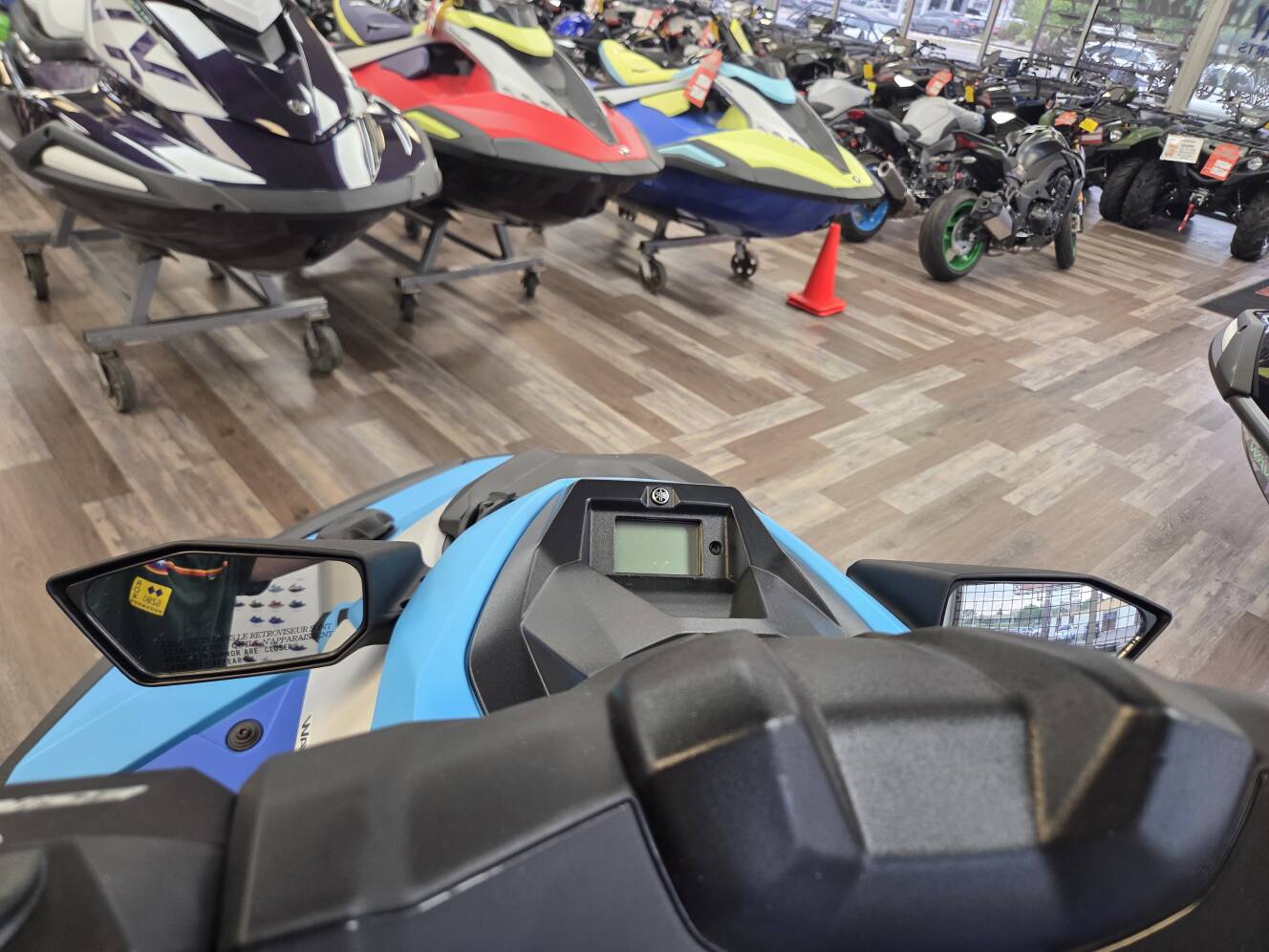 A photo of this 2026 Yamaha JetBlaster DLX 3-Up
