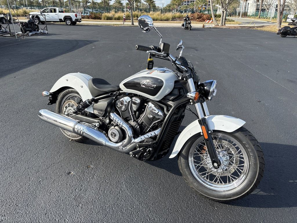 2025 Indian Scout Classic Limited +Tech Ghost White Metallic LIMITED + TECH in Daytona Beach, FL