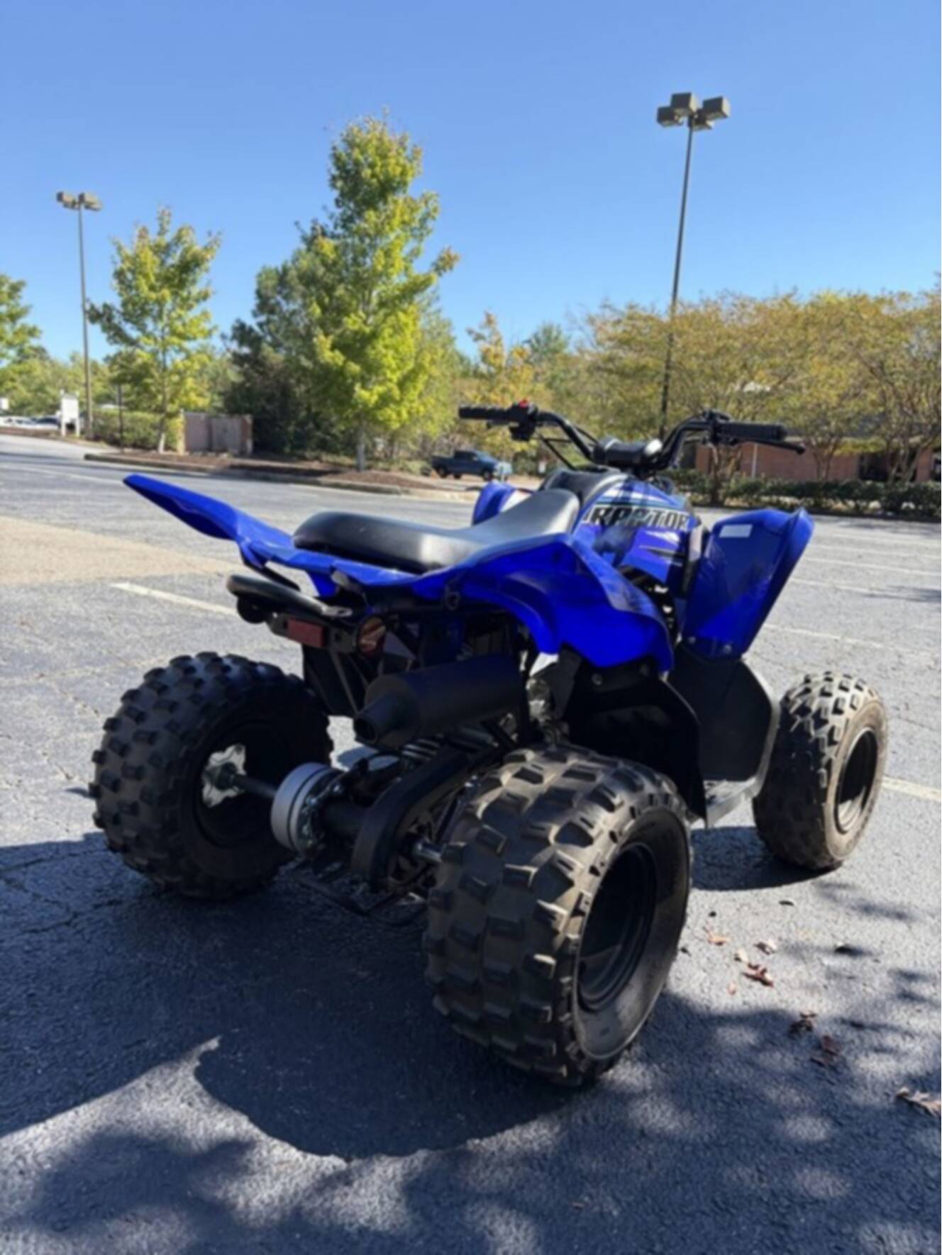 A photo of this 2023 Yamaha Raptor 90
