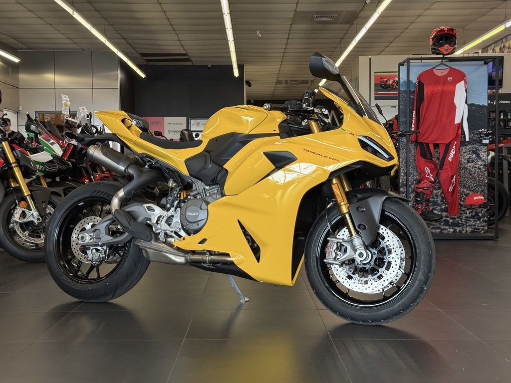 2026 Ducati Panigale V2 S Ducati Yellow Sportbike motorcycle