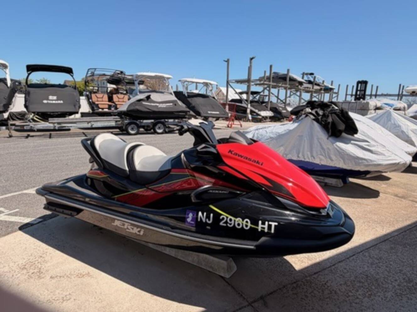 A photo of this 2023 Kawasaki Pwc JET SKI STX 160LX