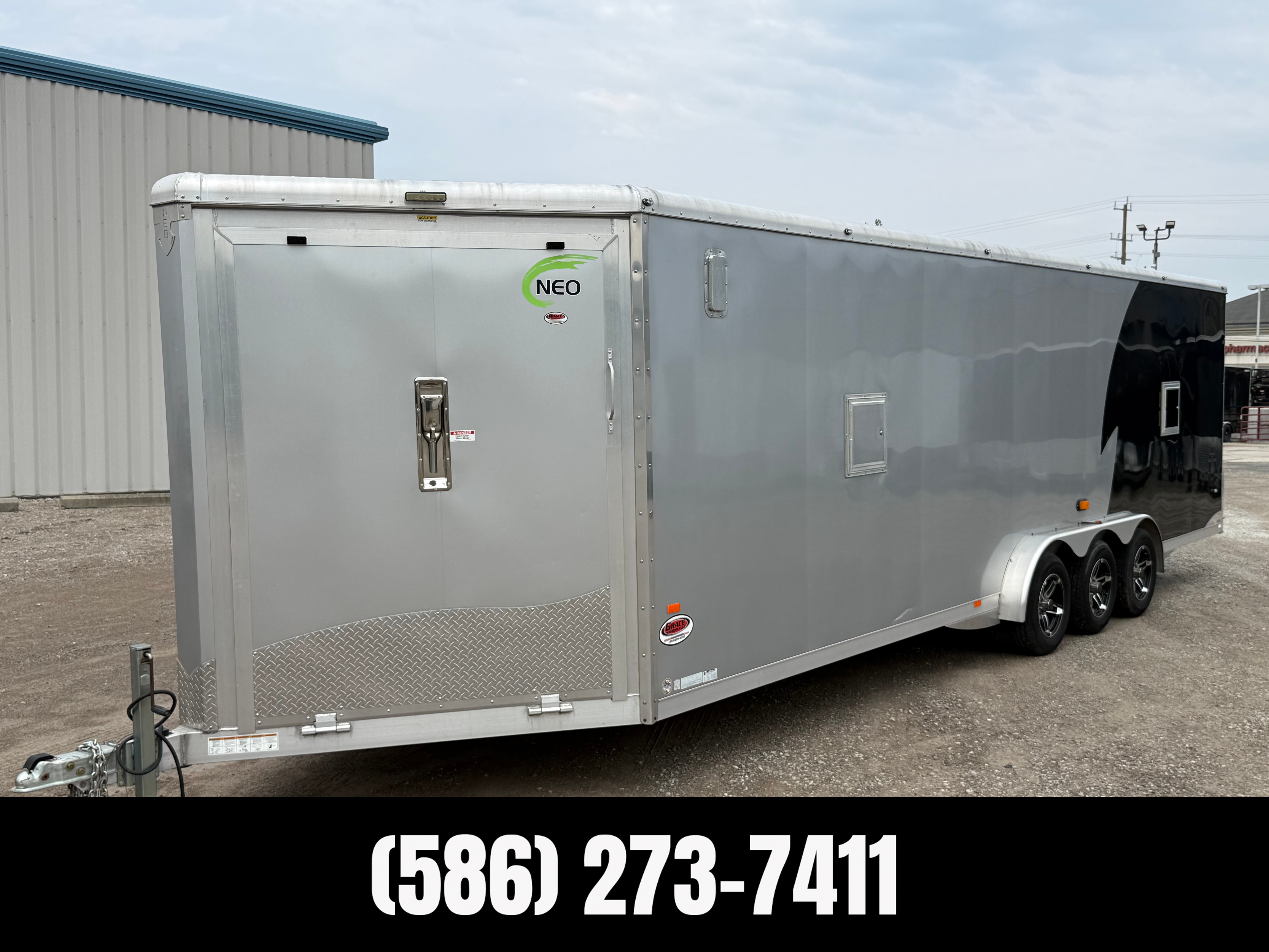 2017 Neo 7.5x31 Aluminum All Sport Triple Axle Snowmobile Traile in fair haven MI