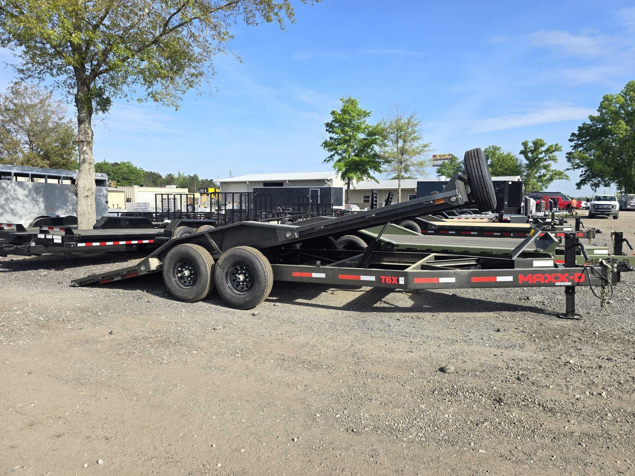 2026 MAXX-D Trailers USED T6X 8.5x24' 14K power tilt drive over trailer in Byron, GA