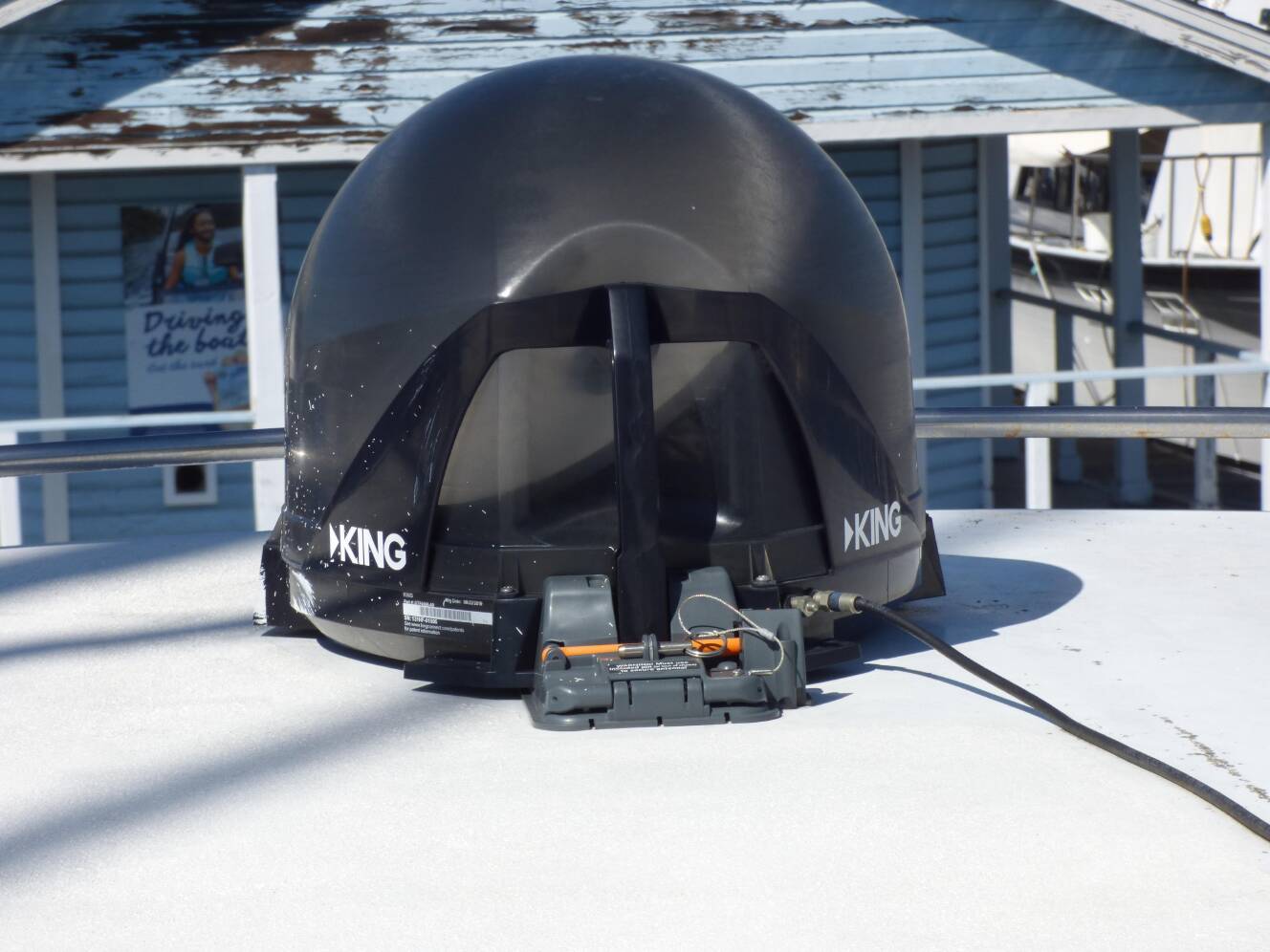 A photo of this 1984 Spindrift 39 ft. Aft Cabin Twin Diesel