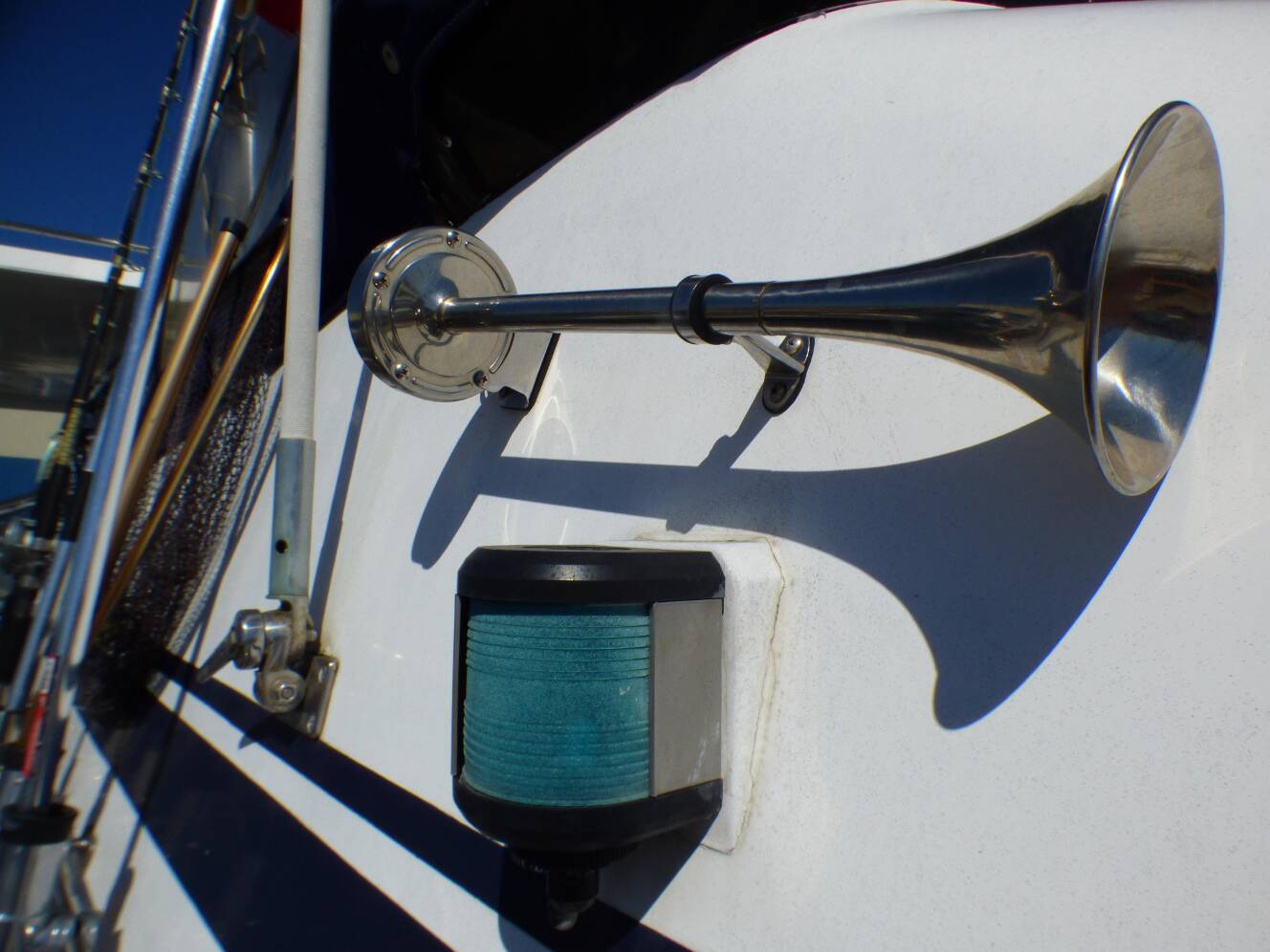 A photo of this 1984 Spindrift 39 ft. Aft Cabin Twin Diesel