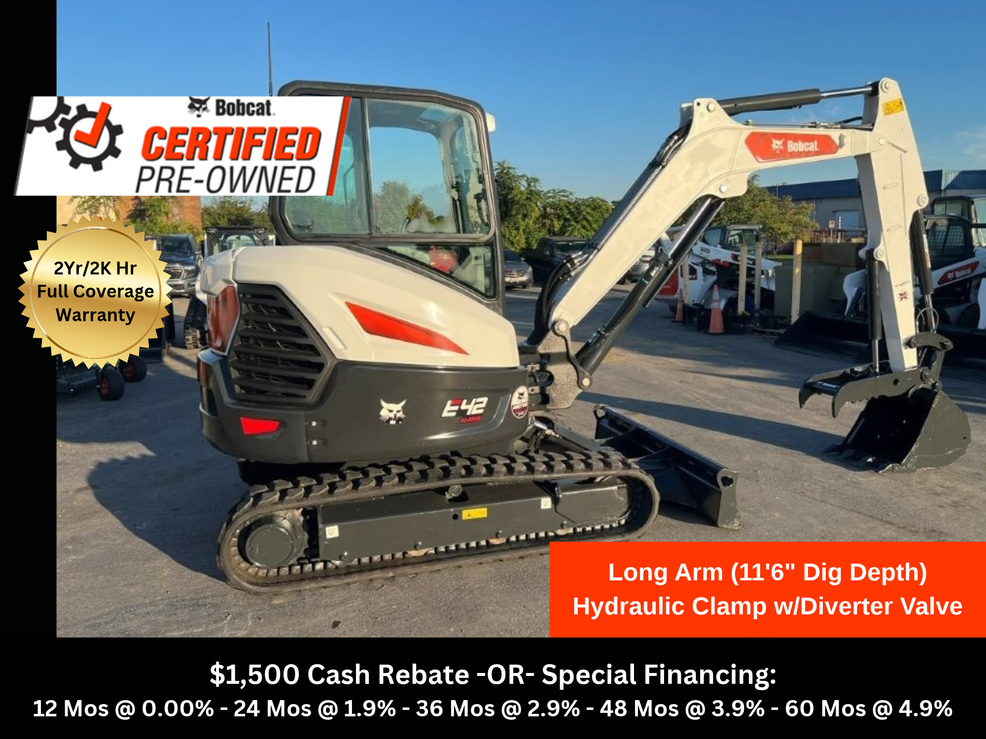 2023 Bobcat E42 (Long Arm) in Gaithersburg, MD