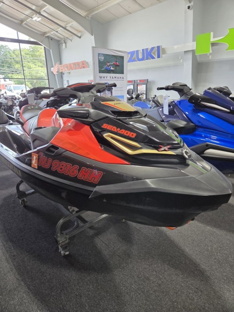 2020 Sea-Doo RXT®-X® 300 IBR & Sound System Eclipse Black and Lava in middletown NJ
