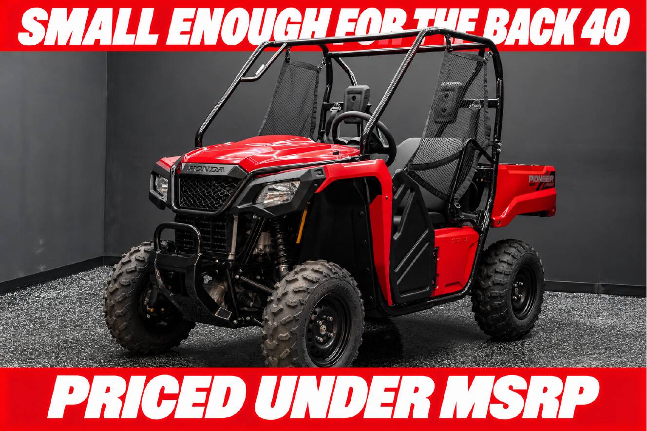 A photo of this 2026 Honda Pioneer 520 Base