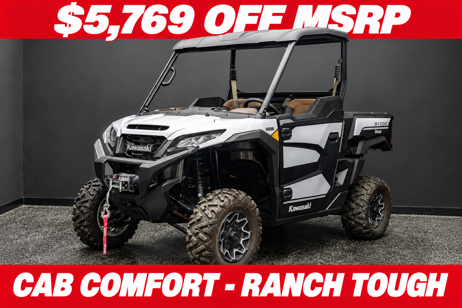 2025 Kawasaki RIDGE Ranch Edition in slidell LA