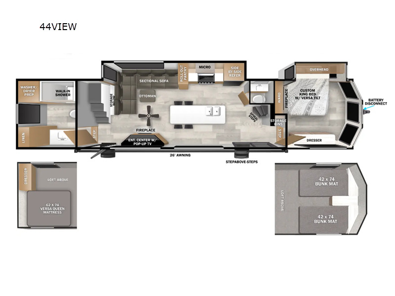 2025 Forest River Rv Wildwood Grand Lodge 44VIEW in oklahoma city OK