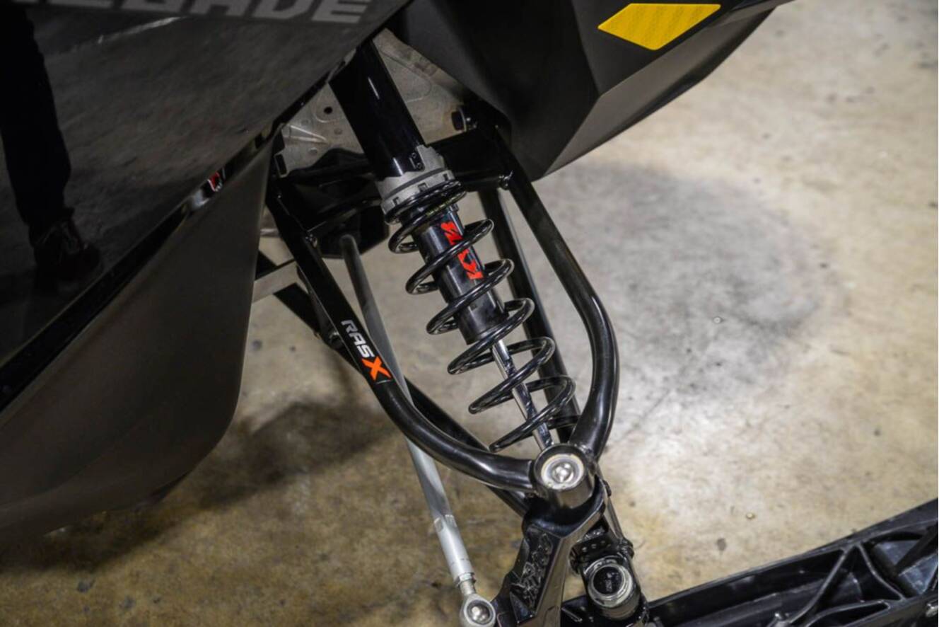 A photo of this 2022 Ski-Doo Renegade Adrenaline 850 E-TEC ES RipSaw 1.25