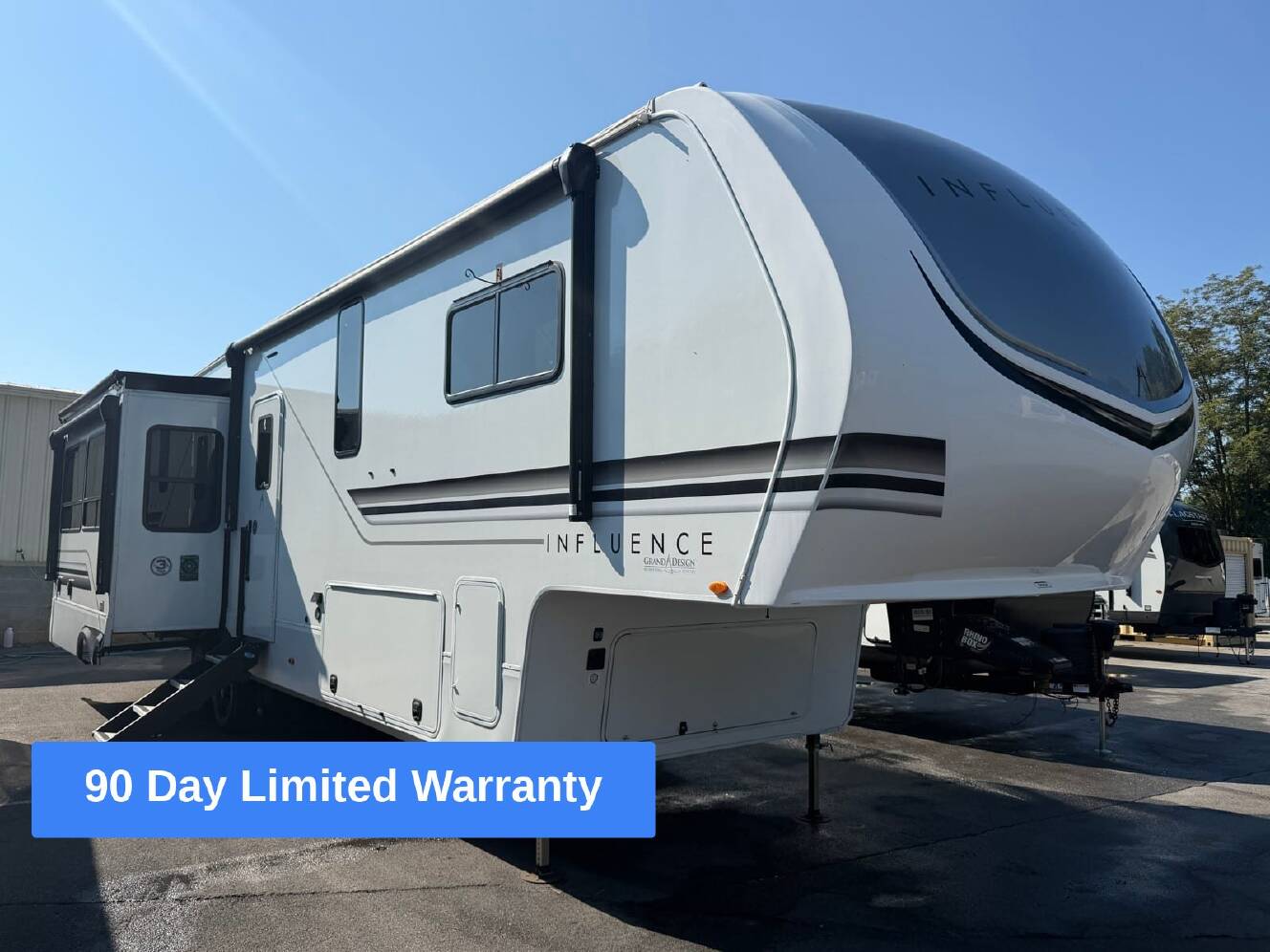 A photo of this 2024 Grand Design Influence 3503GK
