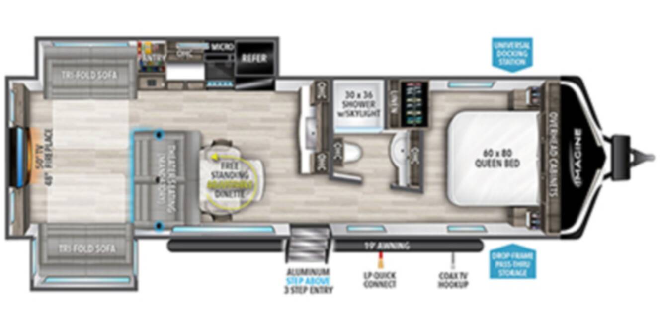 A photo of this 2024 Grand Design Imagine 3100RD