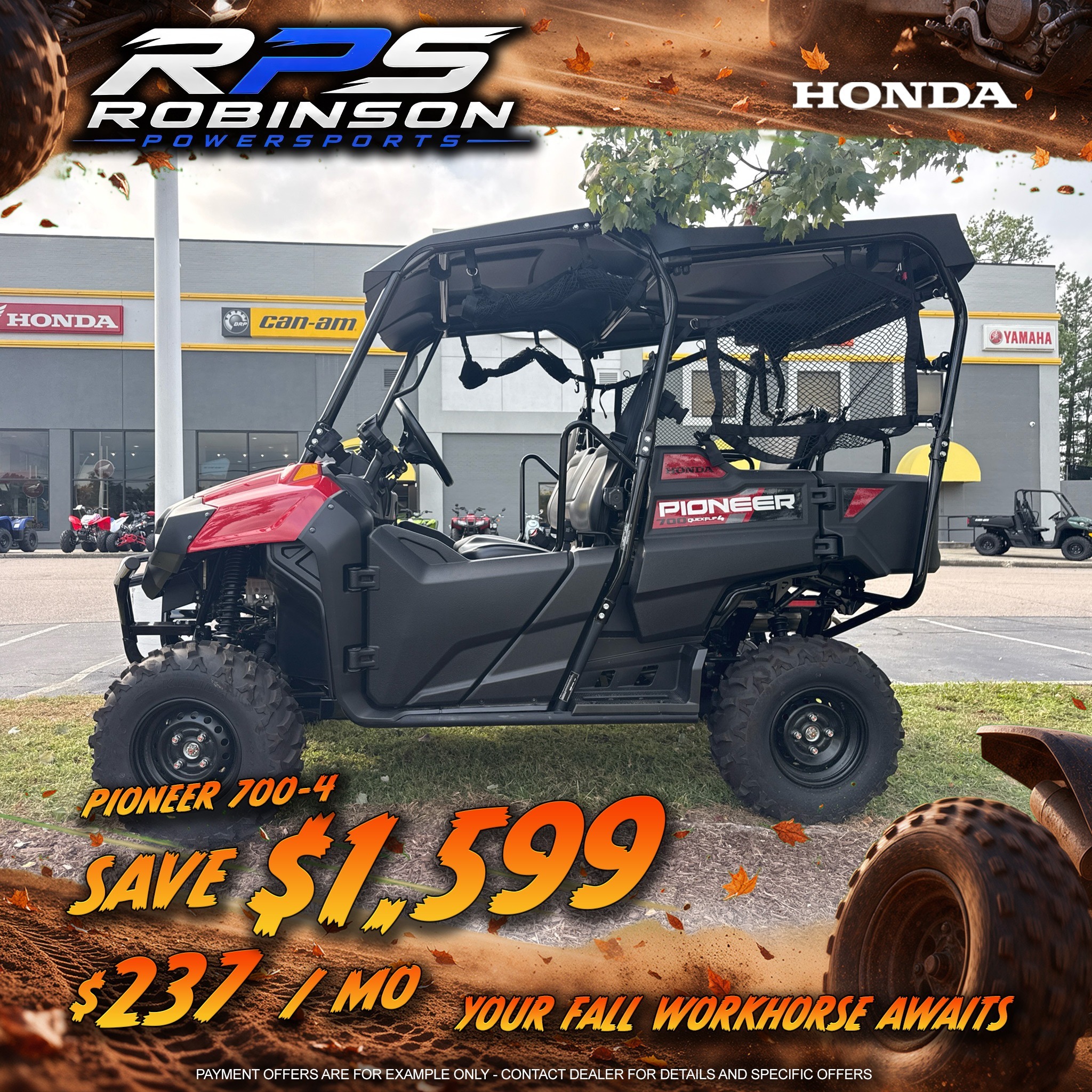 2026 Honda Pioneer 700-4 in durham NC