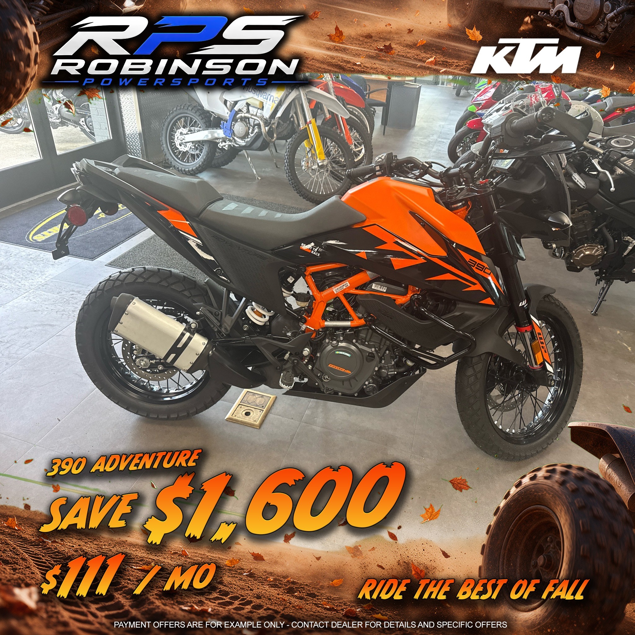 2024 KTM 390 Adventure Standard motorcycle
