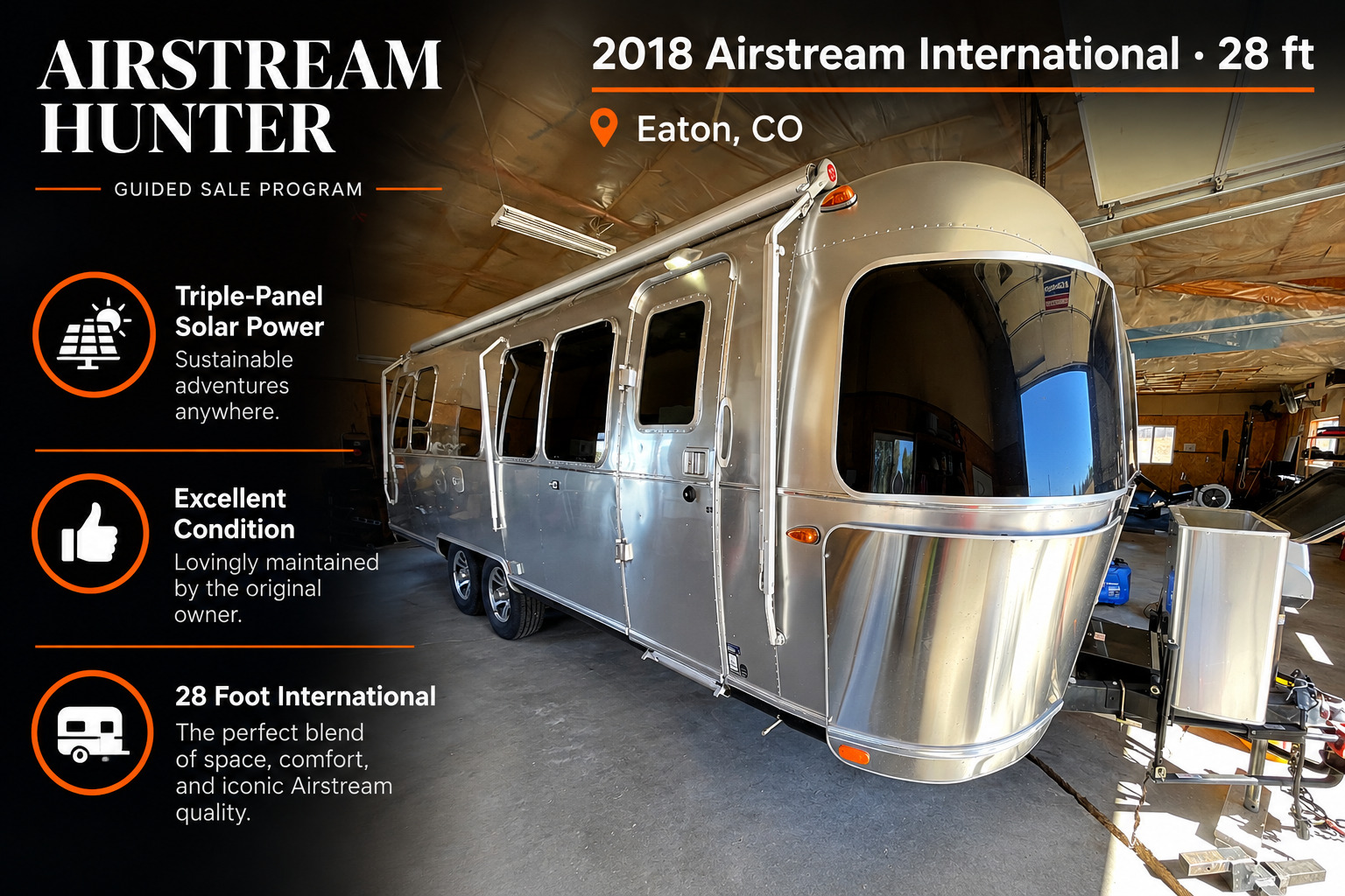 2018 Airstream International Serenity 28 RBQ in eaton CO