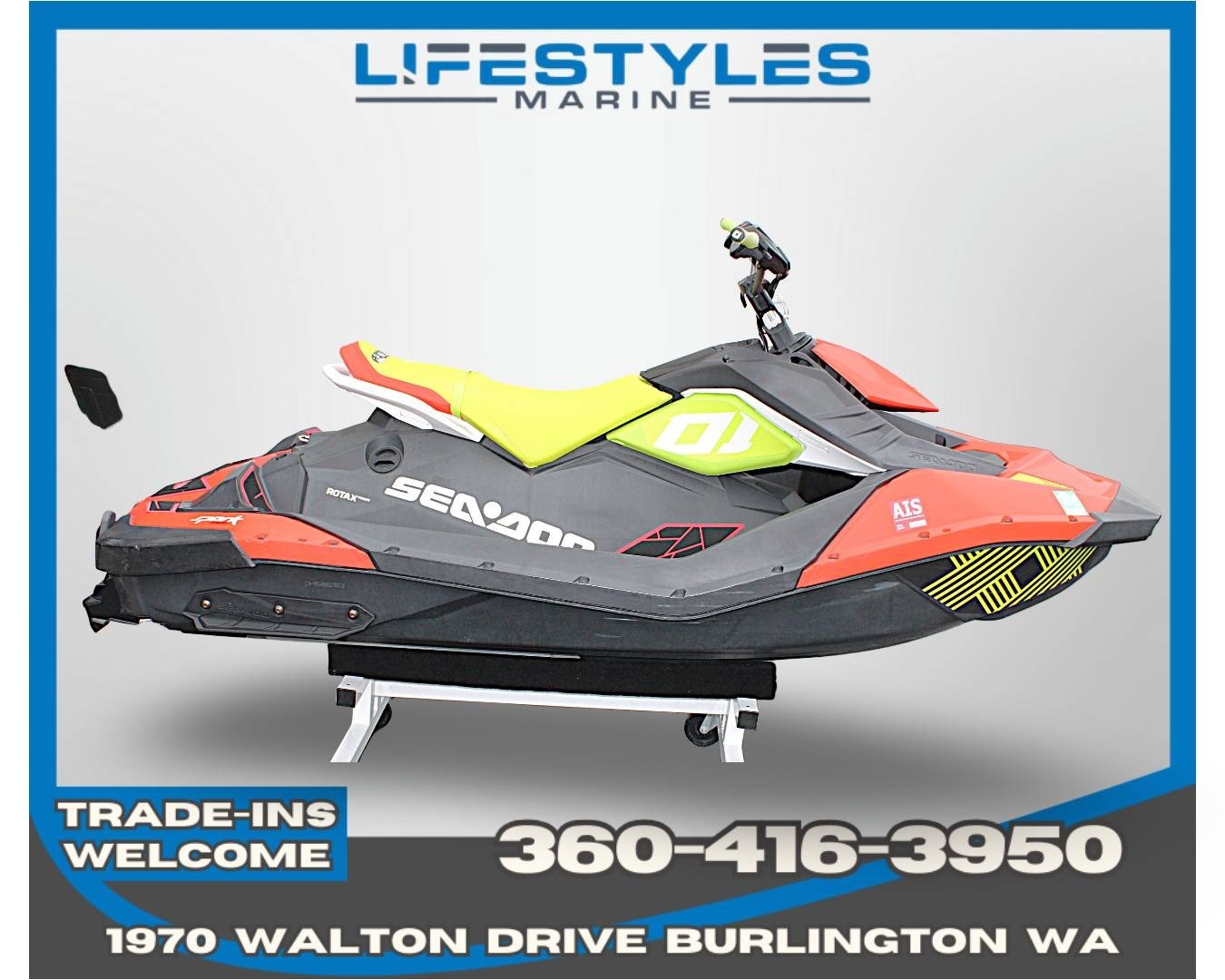 2020 Sea-Doo Spark Trixx 2up iBR in burlington WA