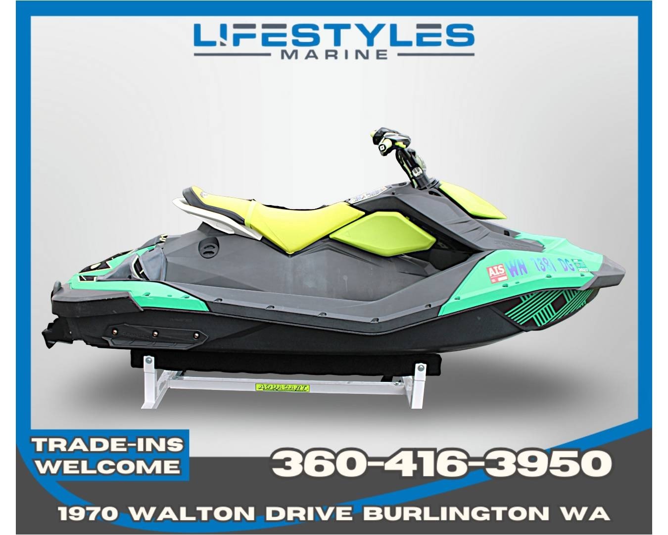 2020 Sea-Doo Spark Trixx 2up iBR in burlington WA