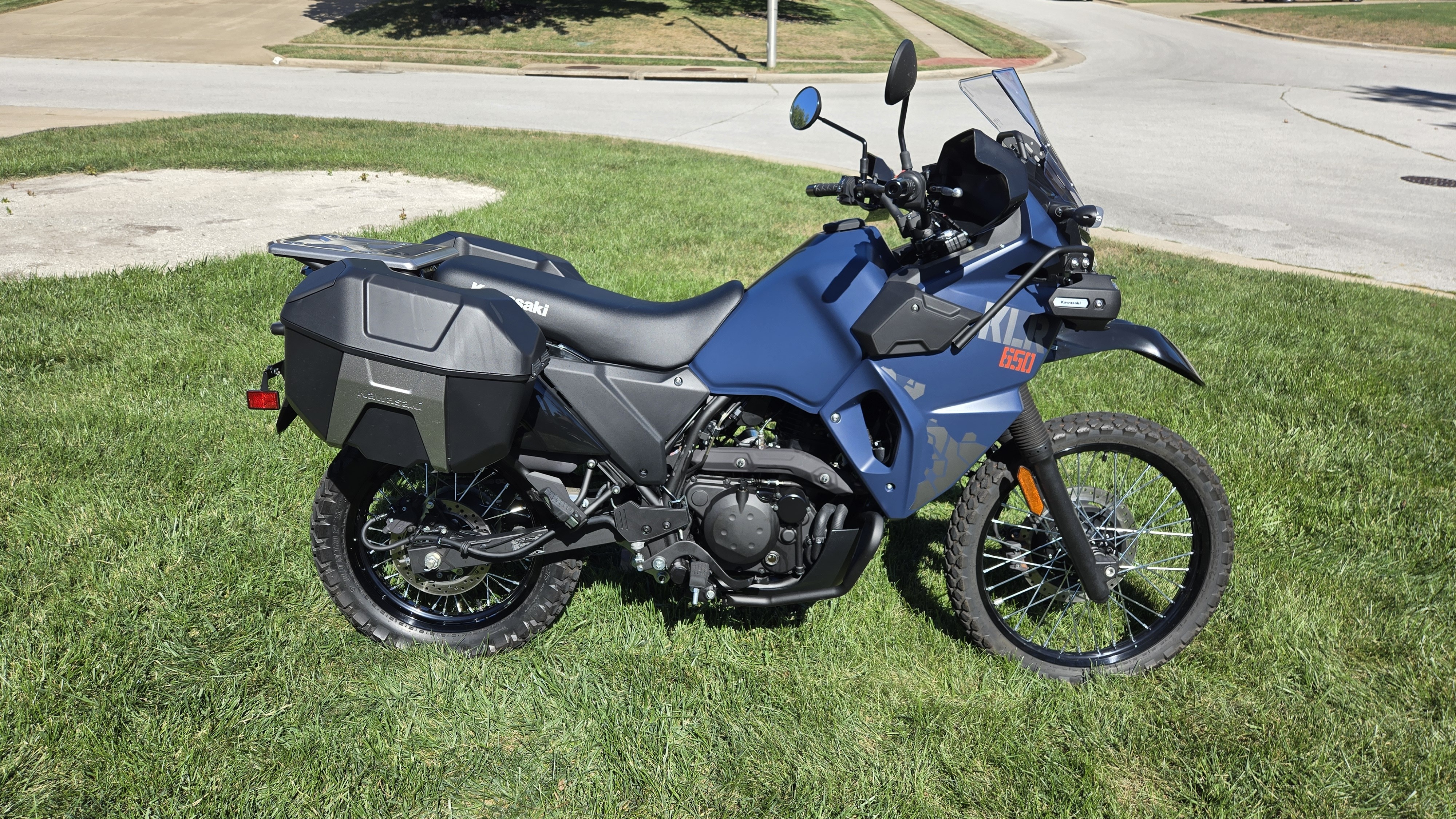 2025 Kawasaki KLR 650 ADVENTURE ABS, USB Dual Sport motorcycle