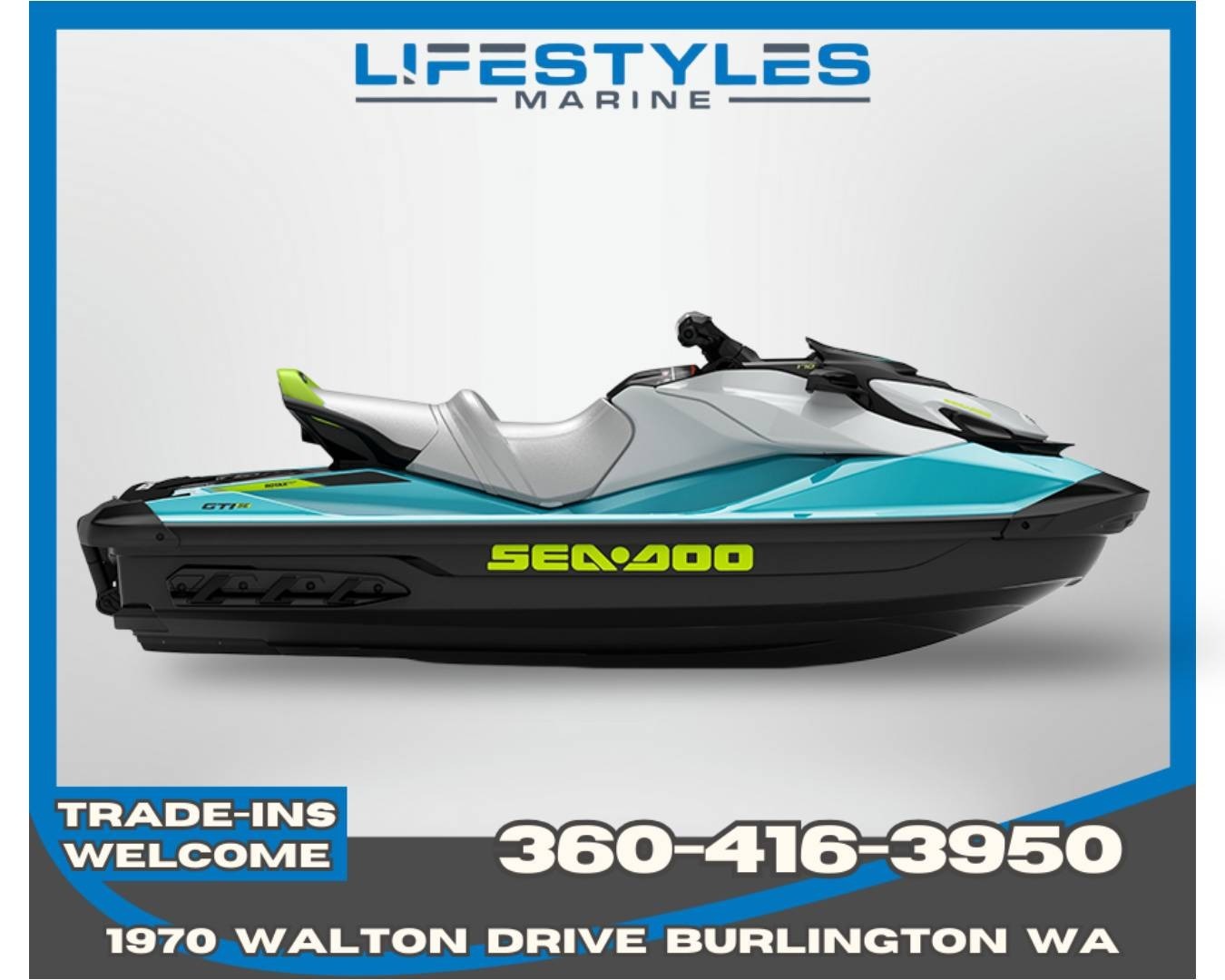 2026 Sea-Doo GTI SE 170 + iDF, iBR SE 170 IBR AND IDF WITH AUDIO in burlington WA
