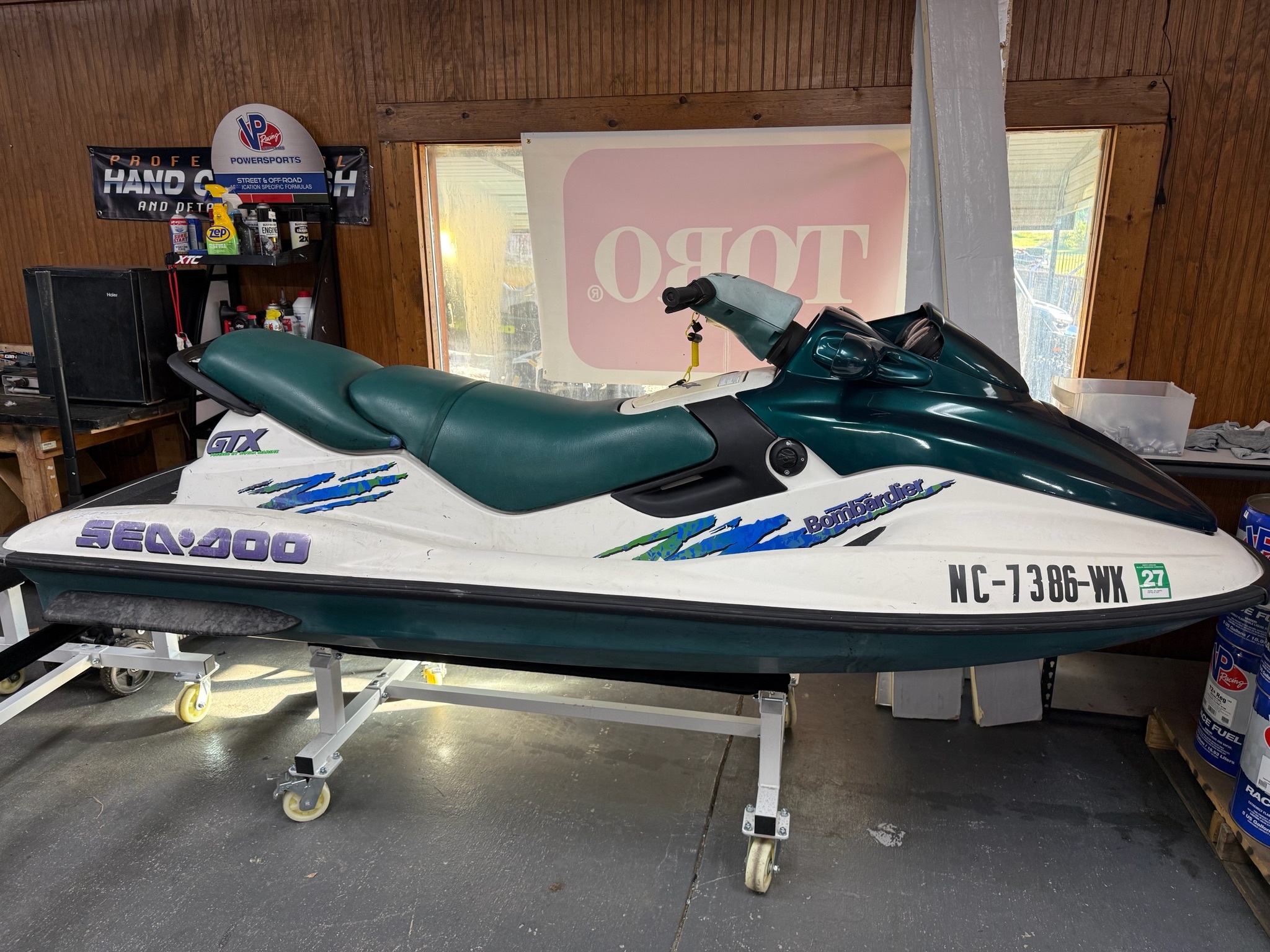 1997 Sea-Doo GTX in iron station NC