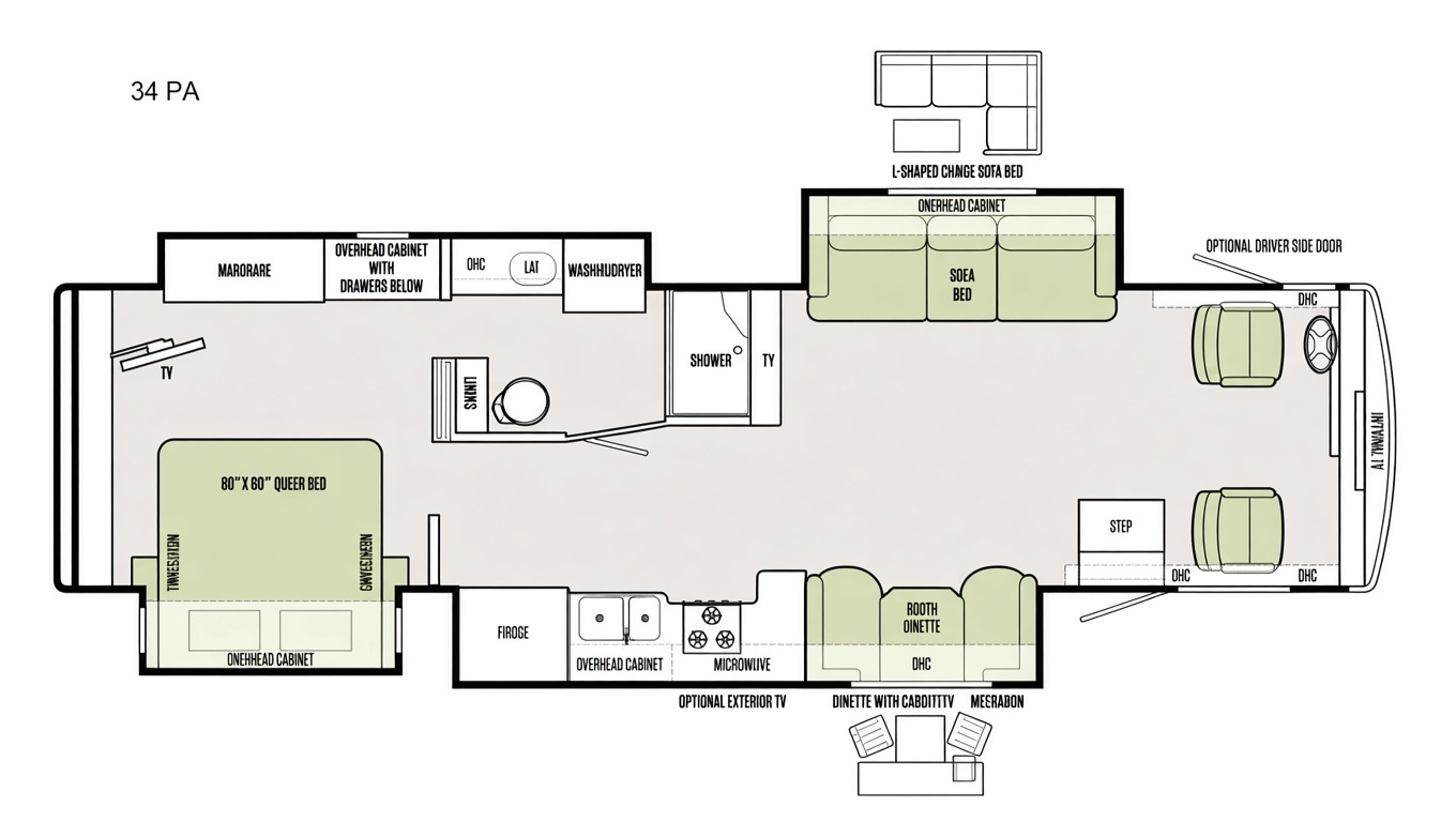 2016 Tiffin Motorhomes ALLEGRO OPEN ROAD 34PA in el cajon CA