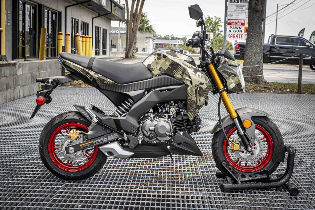 2026 Kawasaki Z125 PRO Cypher Camo Beige BASE in Union Park, FL