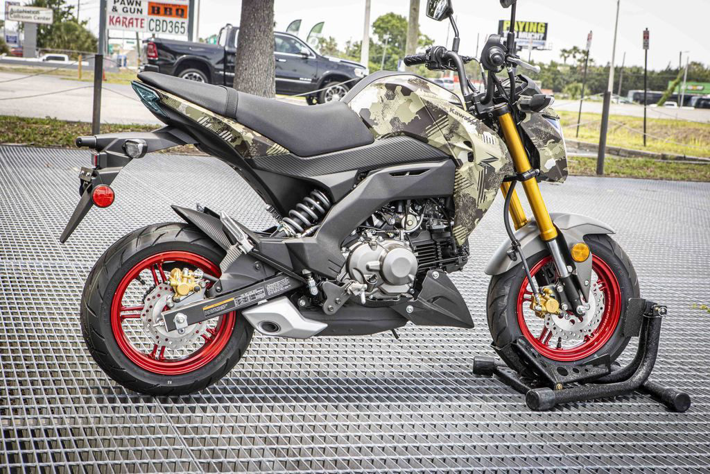 2026 Kawasaki Z125 PRO Cypher Camo Beige BASE in union park FL