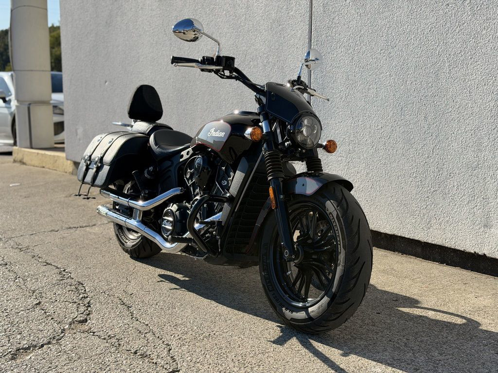 Used 2018 Indian Scout Abs Thunder Black / Titanium Metallic Sixty