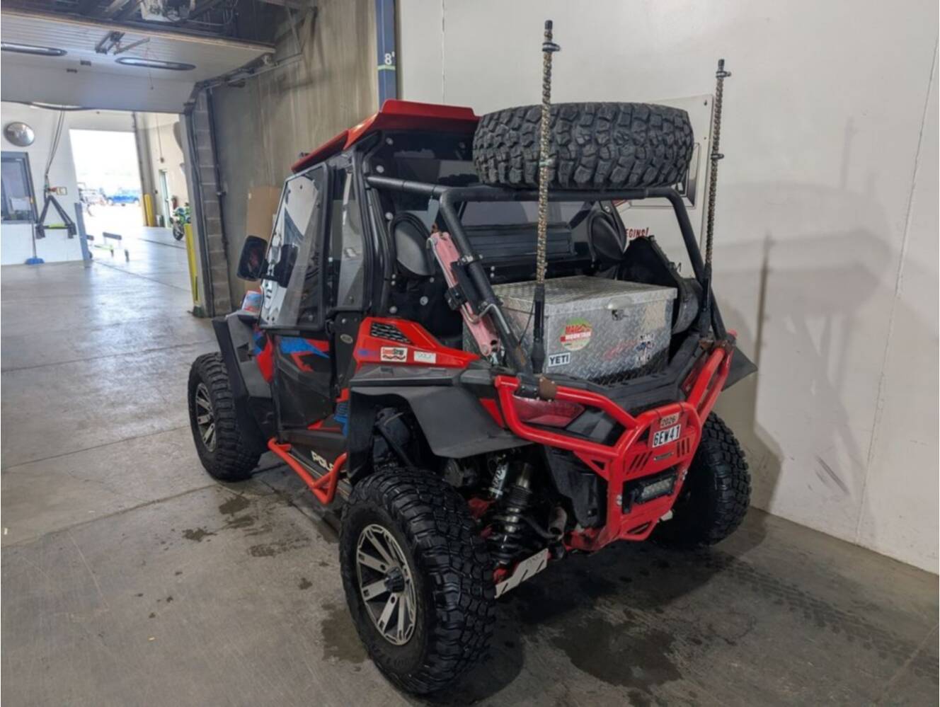 A photo of this 2016 Polaris® RZR® S 900 EPS Havasu Red Pearl