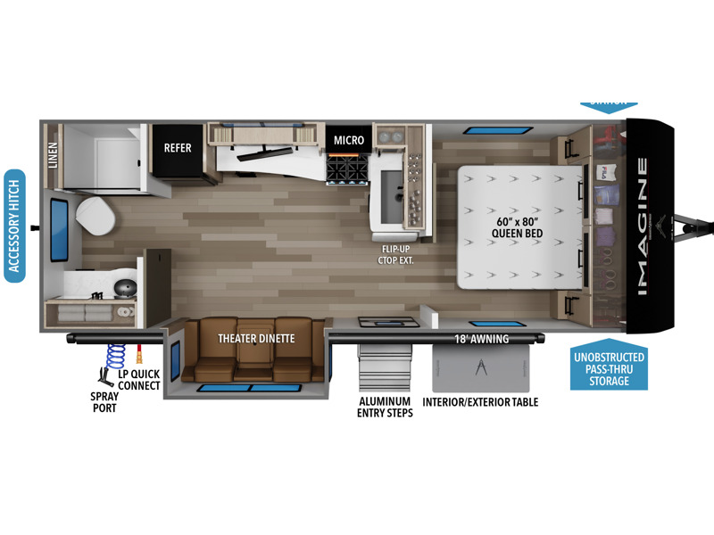 2023 Grand Design Imagine 22RBE in almo KY
