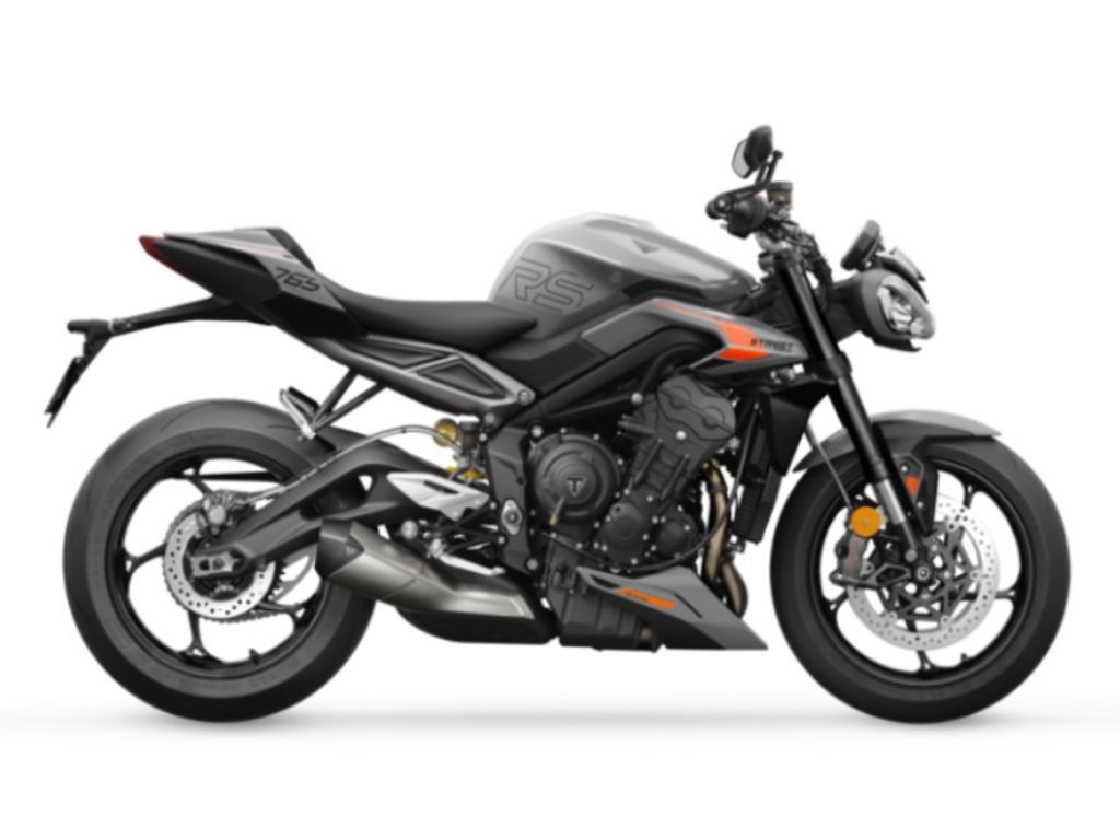 2024 Triumph Street Triple 765 RS Silver Ice RS in Brooklyn, NY