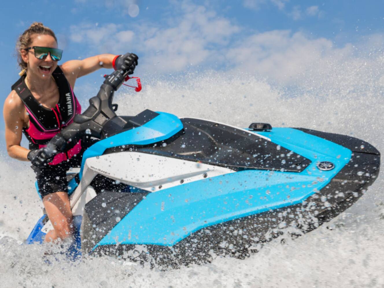 A photo of this 2026 Yamaha JetBlaster DLX 3-Up