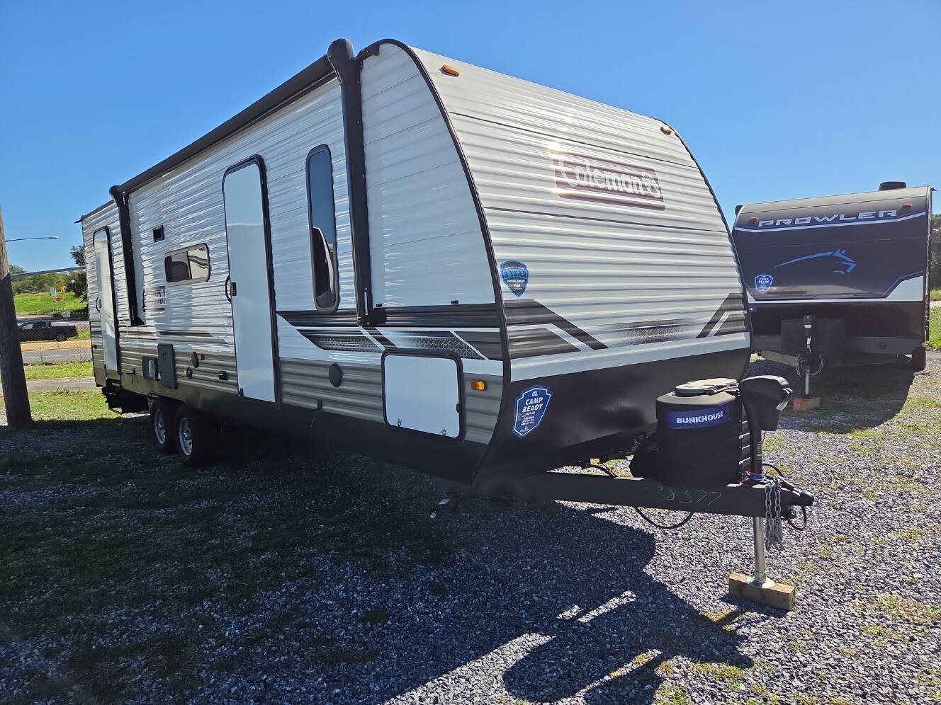 A photo of this 2024 Dutchmen Coleman Lantern LT 263BH