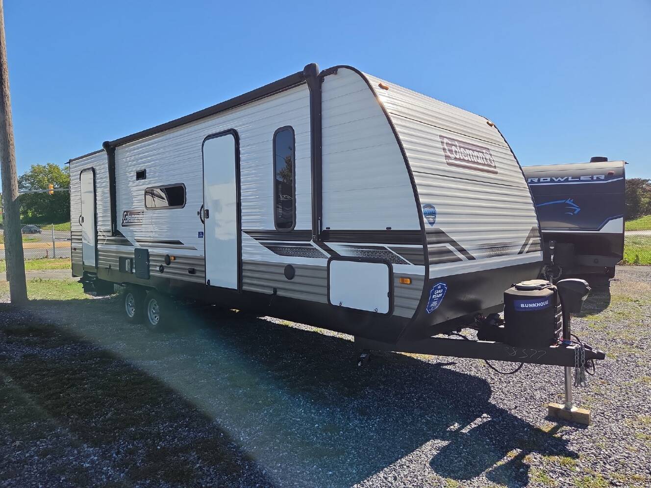 A photo of this 2024 Dutchmen Coleman Lantern LT 263BH