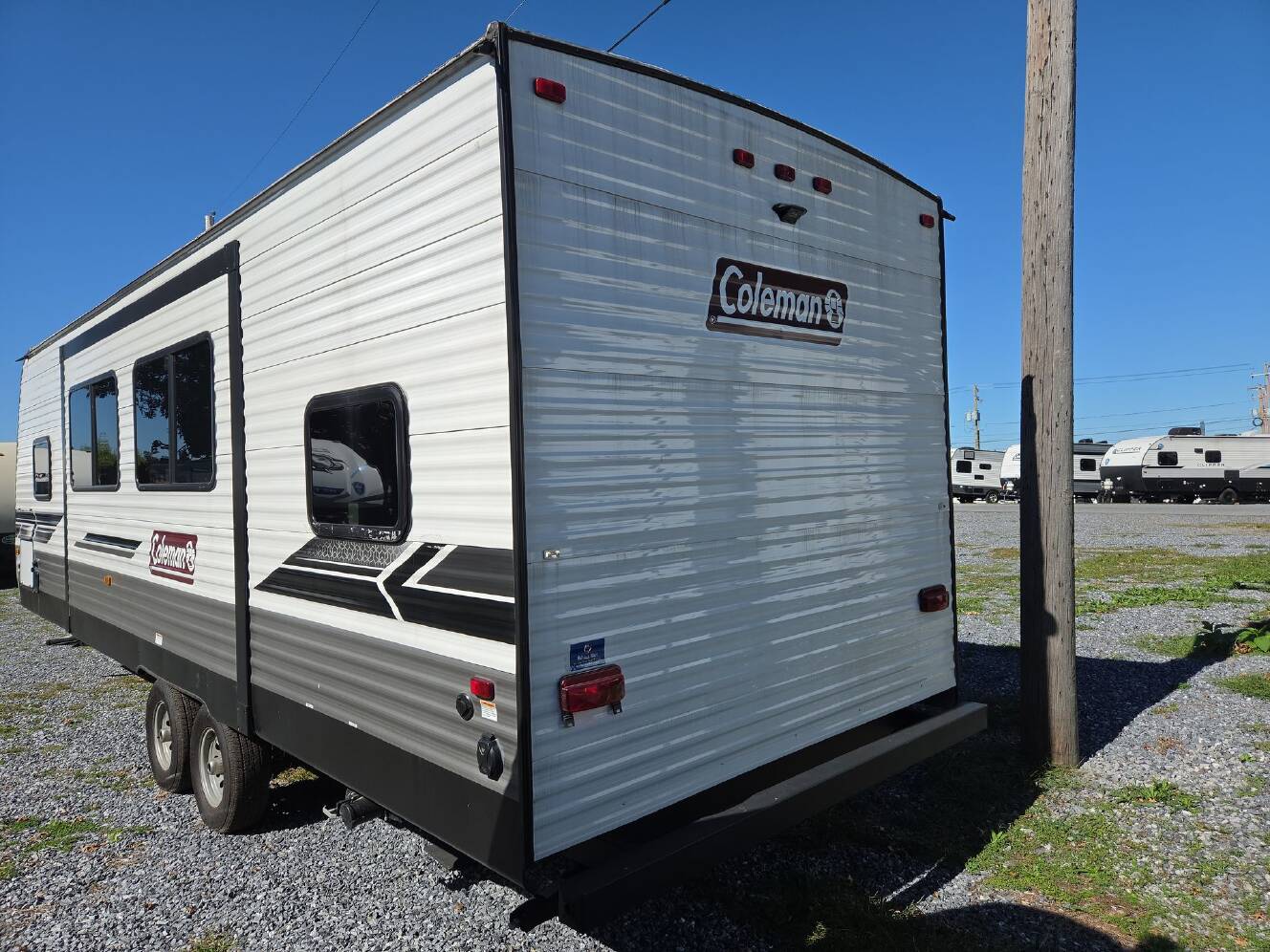 A photo of this 2024 Dutchmen Coleman Lantern LT 263BH
