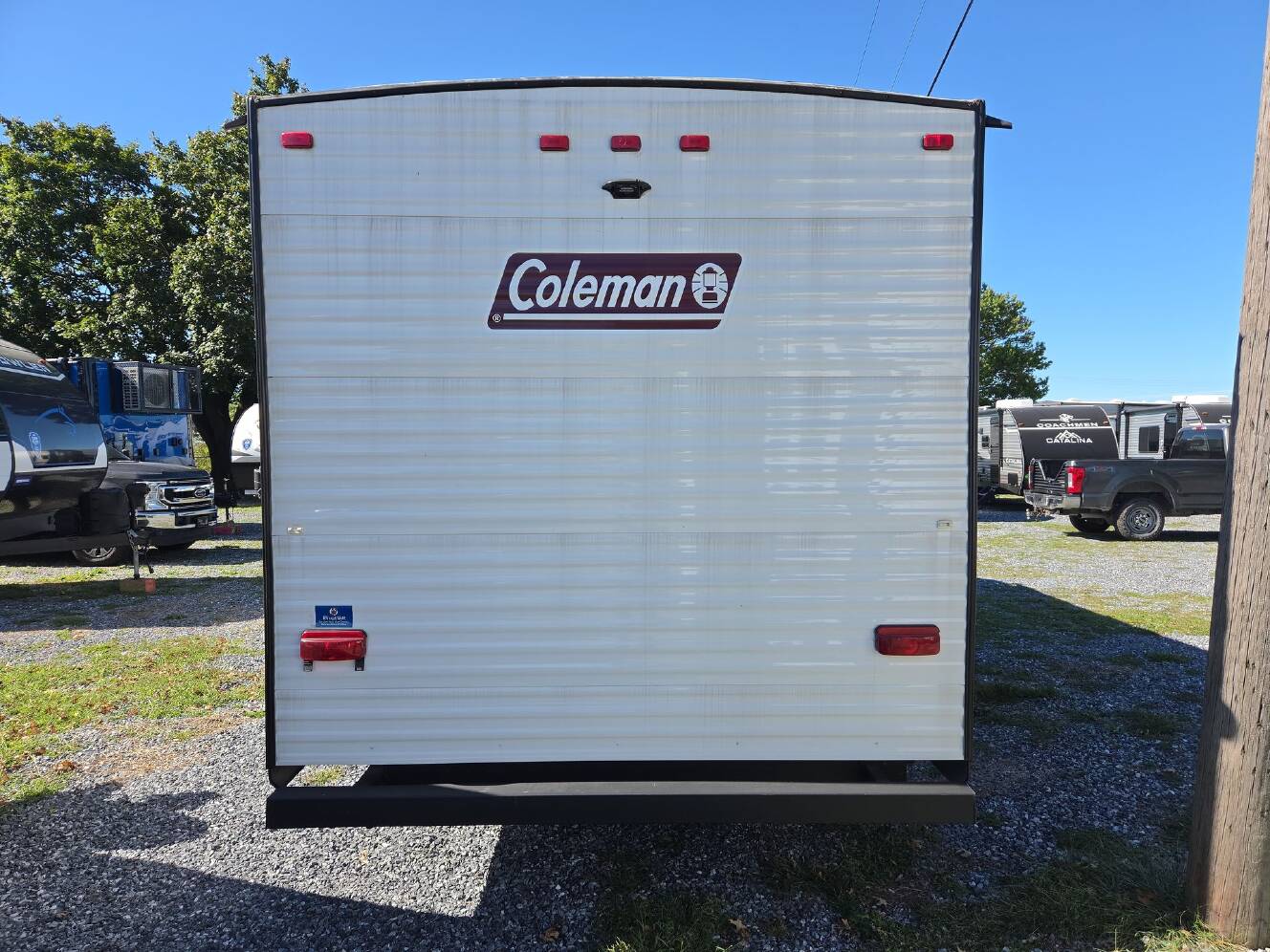 A photo of this 2024 Dutchmen Coleman Lantern LT 263BH