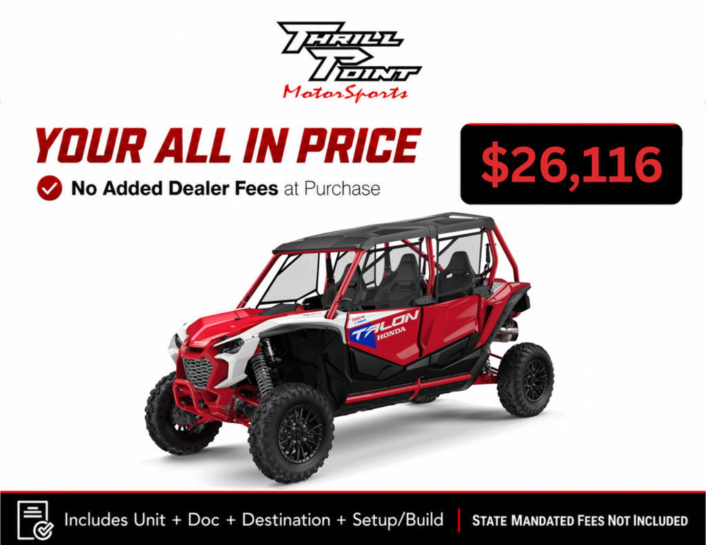 2026 Honda® Talon 1000X-4 FOX Live Valve in medina OH