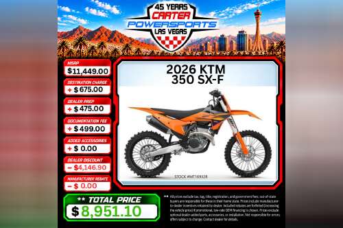 2026 KTM 350 SX-F in las vegas NV