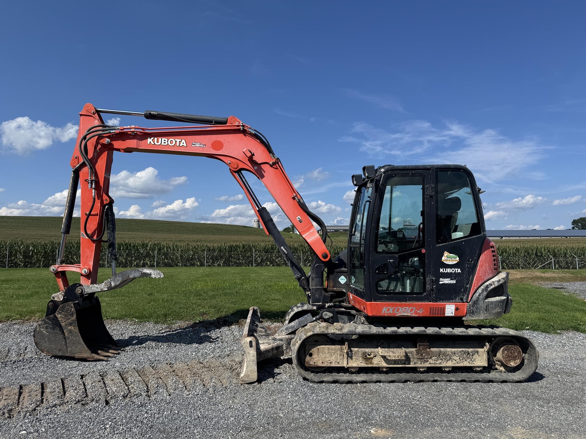 2018 KUBOTA KX080-4 in Womelsdorf, PA